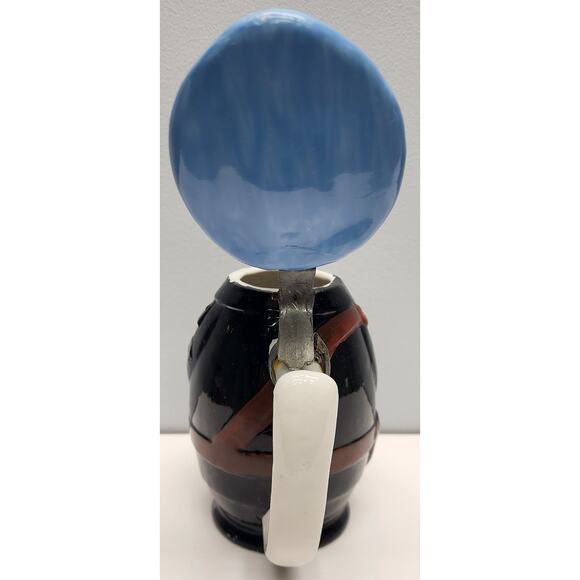 M.S.R. Imports Policeman Mug, Ceramic, Pewter Lid, Hand Painted, 8.25" Vintage - Picture 9 of 16